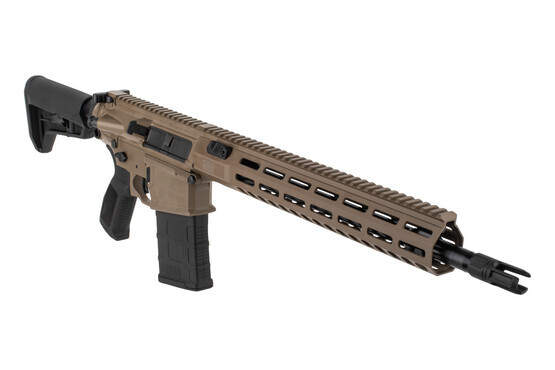 SIG Sauer 7.62x51mm FDE Tread rifle with 16" with flash hider and rifle-length gas system